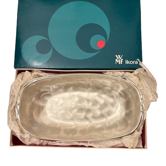 Vintage WMF Ikora SilverPlated Bread or Fruit serving bowl . Silver - Picture 2 of 8